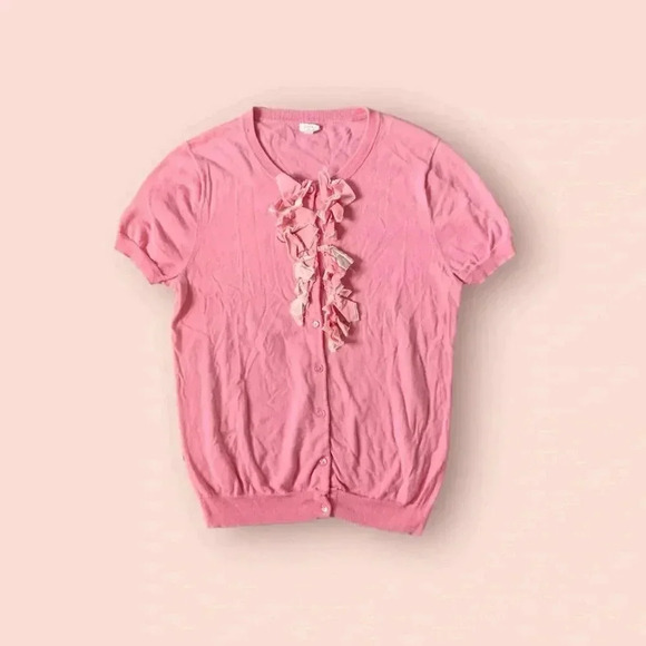 Super cute j crew short sleeve cardigan - Picture 1 of 7